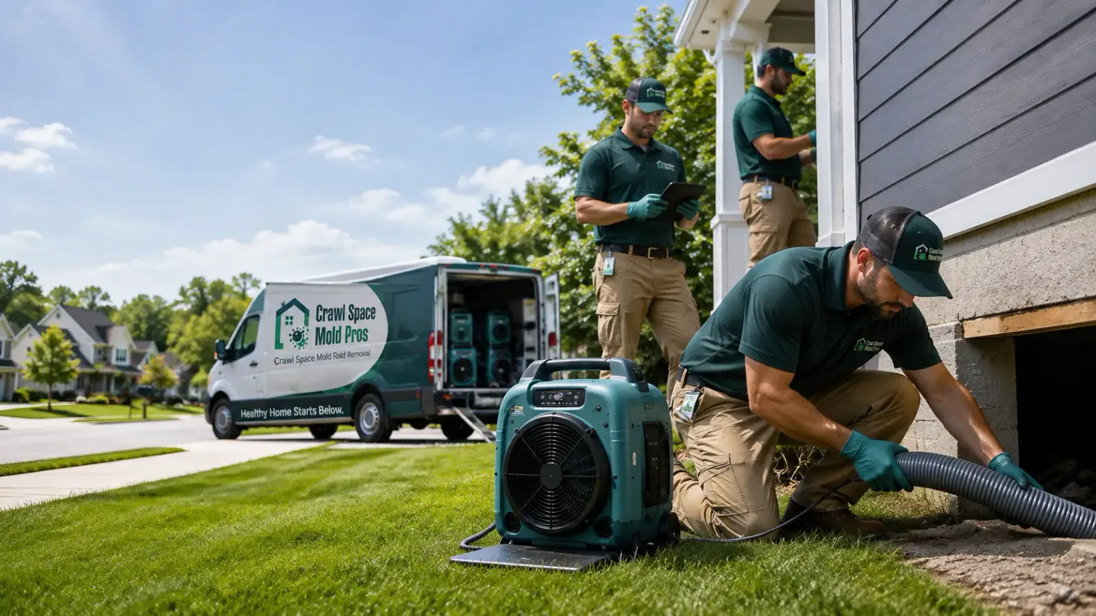 Crawl Space Mold Removal in Greendale, WI